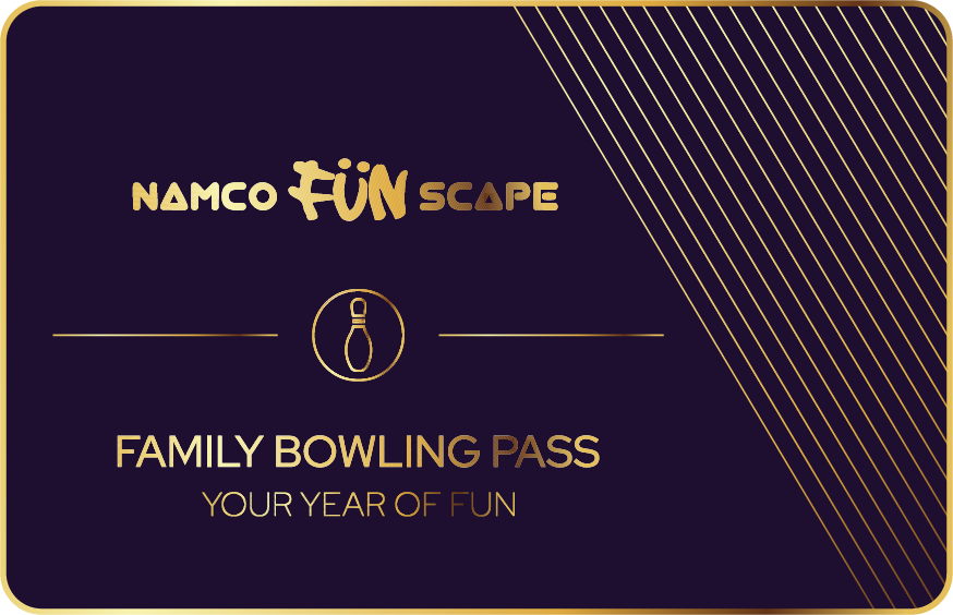 Namco Funscape Ultimate Bowling Pass — 12 months, admits up to 4